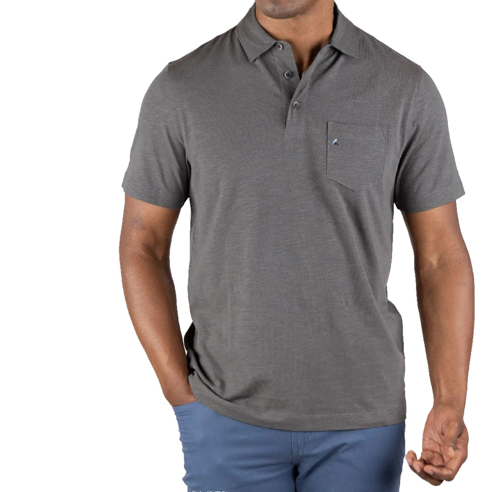 Tailor Vintage Airotec XL 3-Button Polo Shirt Performance Gray Short Sleeve Golf
